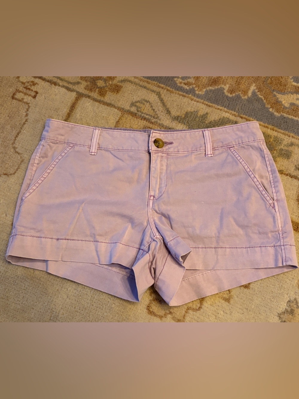 SO Lavender Cotton Chino Shorts size 11